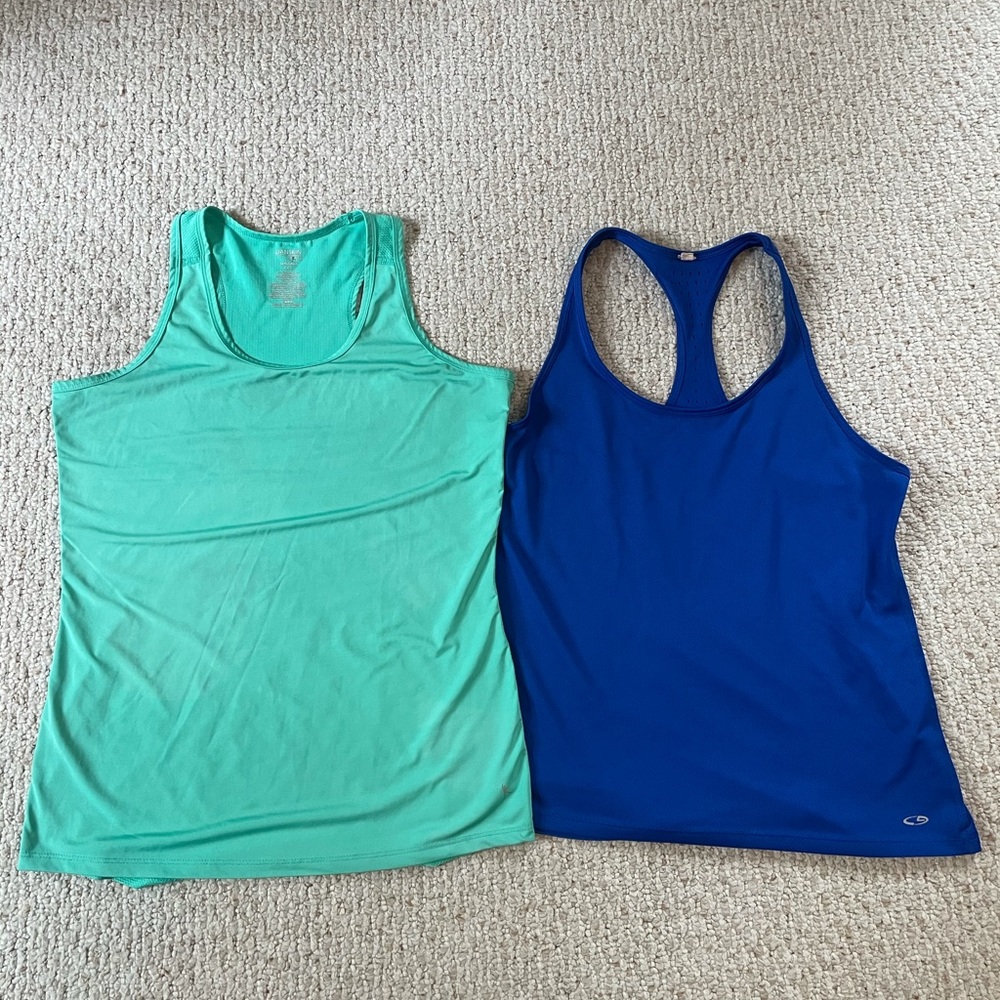 Two Medium Workout Tank Tops